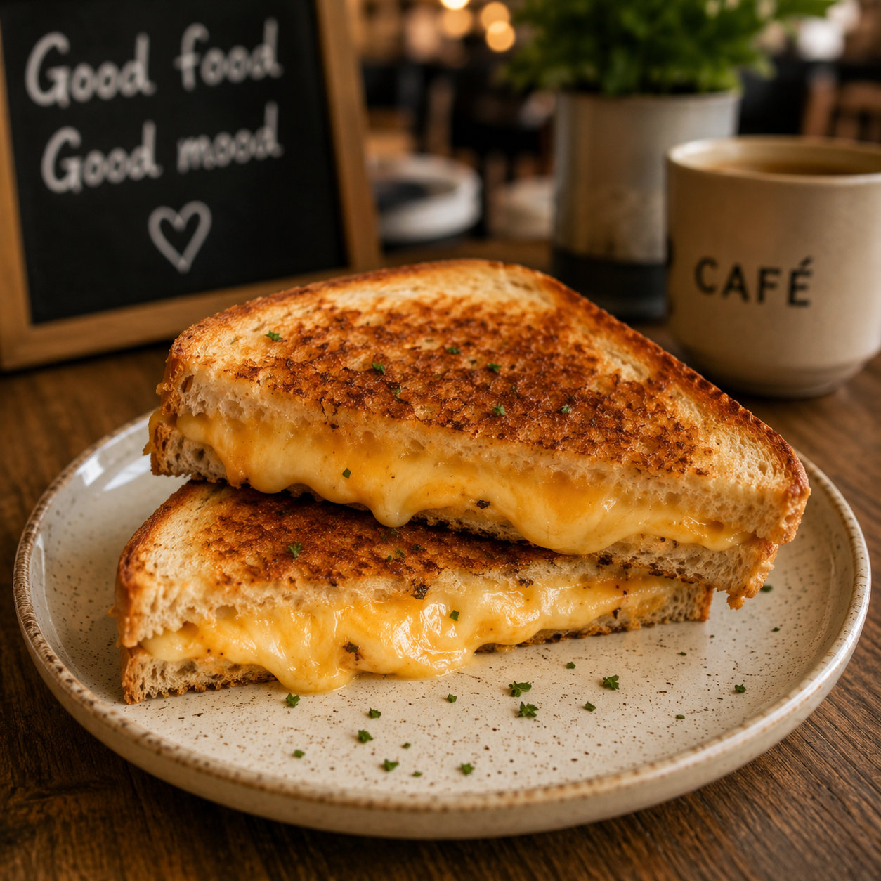 Grilled cheese sandwich